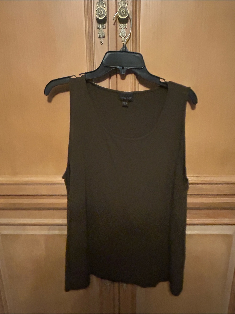 J. Jill Olive Scoop Neck Sleeveless Tank
